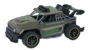 1:16 4-channel plastic Toyota FJ high speed RC model car with 2.4G gun-shaped remote control.