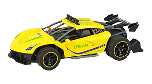 1:16 4-channel plastic Ferrari Lafa high speed RC model car with a rear sprayer,one 2.4G square-shaped remote control.
