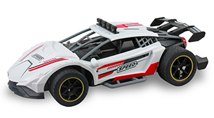 1:12  4-channel plastic Lamborghini Poison high speed RC model car with a rear sprayer,2.4G handle shape remote control.