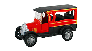 1:32 Pull back diecast Vintage C style model car,2 open doors.