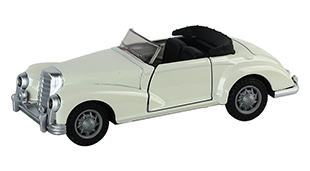 1:32 Pull back diecast Vintage Benz convertible model car,2 open doors.