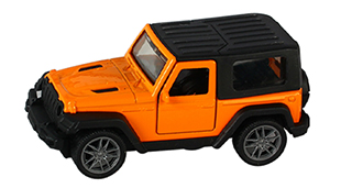 1:39Pull back die-cast Wrangler Hardtop car model,2 doors open